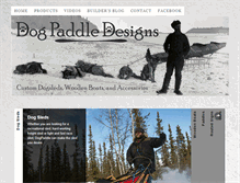 Tablet Screenshot of dogpaddledesigns.com